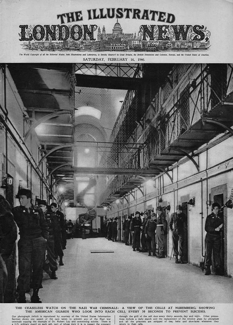Nuremburg trials cell watch